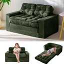 MAXYOYO Convertible Sofa Bed for Boys and Girls, Floor Kids Bean Bag Chair, 41" Tri-fold Loveseat