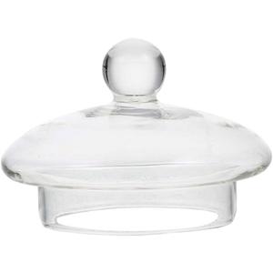 UPKOCH Replacement Glass Lid for 1000ml Teapot - 8.2cm Stovetop Safe Transparent Cover, Fits Glass Beverage Dispensers & Pitchers (3.2in Diameter)
