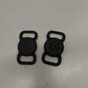 2 Pack 2025 Latest Air Tag Cat Collar, Silicone Full-Body Covered, Waterproof Cat Collar Air tag Holder Soft Design Fits All Width Collars, Black