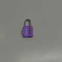 Puroma 1 Pack Combination Lock for Locker 4 Digit Outdoor Waterproof Padlock for School, Gym, Sports, Fence, Toolbox, Gate, Case, Outdoor, Hasp Storage (Purple)