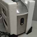 Nugget Ice Maker Countertop, Silonn Chewable Pellet Ice Machine with Self-Cleanin Function, 33lbs/24H Portable Ice Makers for Home Kitchen Officce, Stainless Steel