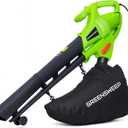 GreenSweep 3-in-1 Leaf Blower, Vacuum & Mulcher  10 Amp Electric Garden Tool with 10-Gallon Collection Bag  Lightweight, Powerful & Easy to Use