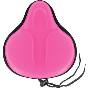 Comfort Bike Seat Cushion - Padded Seat Cover for Men & Women, Soft Covers for MTB, Exercise & Outdoor Cycling (Pink)