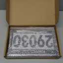 Solar Address Sign, House Numbers for Outside Double Side, 12 Modes Lighted Address Plaque Outdoor Waterproof, Illuminated LED Address Numbers for Yard Home Mailbox, 1 Pack