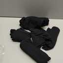 INNERSY Womens Underwear Cotton Hipster Panties Regular & Plus Size 6-Pack (Large, Black)