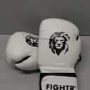 FIGHTR Boxing Gloves - Maximum Protection & Stability | Boxing Gloves for Boxing, MMA, Muay Thai & Kickboxing | Sizes 14oz (White / Black)