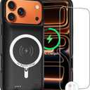 Battery Case for iPhone 17 Pro Max,12000mAh Rechargeable Portable Charging Case with Wireless Charging Compatible for iPhone 17 Pro Max (6.9inch) with Carplay Extend Battery Pack Charger Cover (Black)
