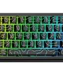 ATTACK SHARK X68 HE Rapid Trigger Mechanical Gaming Keyboard 60% Wired with Adjustable Actuation,Hall Effect Magnetic Switch,8KHz Polling Rate,RGB Backlit,Top Mount,Side Printed Keycap(Black Contour)