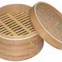 8" Bamboo Steamer Set Sunrise Kitchen Supply