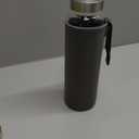 LOOFORE Glass Water Bottles 32 oz, 1 liter / 1000ml Wide Mouth Glass Drinking Bottles with Lids, Large Reusable Borosilicate Water Bottle for School Home Office Travel Sport Yoga Gym, 1 Pack