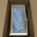 Shadow Box Frame, 3.5" Deep Wedding Shadow Boxes Display Case with Drawer, Glass Gold Shadow Memory Box for Picture, Wedding Bouquet, Pet Memorial and Keepsakes