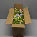 Scawim Spring Flower Table Centerpieces, Pre-Made Artificial Flowers Centerpiece Decor with Egg for Spring Floral, Farmhouse Table Decoration with Wooden Tray for Home Office Dining Room Party