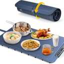 Electric Warming Tray with Adjustable Temperature (Purple)