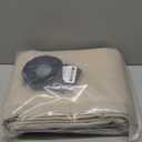 MAGZO Temperature Protection Insulated Door Curtain, Fits Door Size 34" x 82", Made of Oxford and Cotton, Weatherproofing Insulation Cover Blanket for Winter/Cold Weather, Keep Warm in Winter, Beige