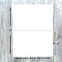 Hamilco White Cardstock Paper for A1 Folded Cards – 3.5" x 4.875", 80 lb Cover, Blank Small Greeting, RSVP & Invitation Cards, 100 Pack, 100 Cards without Envelopes