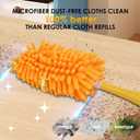 Redones Dusters for Swiffer - Reusable Duster Refill Compatible with Swiffer Hand Duster(8 Pack+1Handle), 360 Heavy Duty Dusters Refills