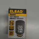 ELEAD 35 mm Socket 1/2" Drive Deep Impact Socket, Metric 6 Point 1/2-inch Drive Impact Axle Nut Sockets, CR-MO Nut Socket Set, Oil Filter Sockets, Tools for Easy Removal of Axle Shaft Nuts