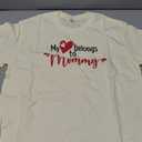 Mothers Day Shirt for Toddler Girls Boys Kids, I Love My Mama Tee, Happy Mothers Day T-Shirt Tees Cream, 150/72
