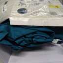 Mayfair Linen 500 Thread Count Full Cotton Sheets - 4 PC Full Size Bed Sheet Set Cotton (Teal), Soft, Cooling, Sateen Hotel-Quality 16" Deep Pocket Bedsheet for Hot Sleepers (Fits 18" Mattress)