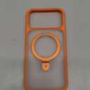 TORRAS for iPhone 17 Pro Max Case with Stand, Camera Control Button, Fit for MagSafe, Military Grade Protection, Translucent Slim Soft Edge Case for iPhone 17 Pro Max 6.9", Orange