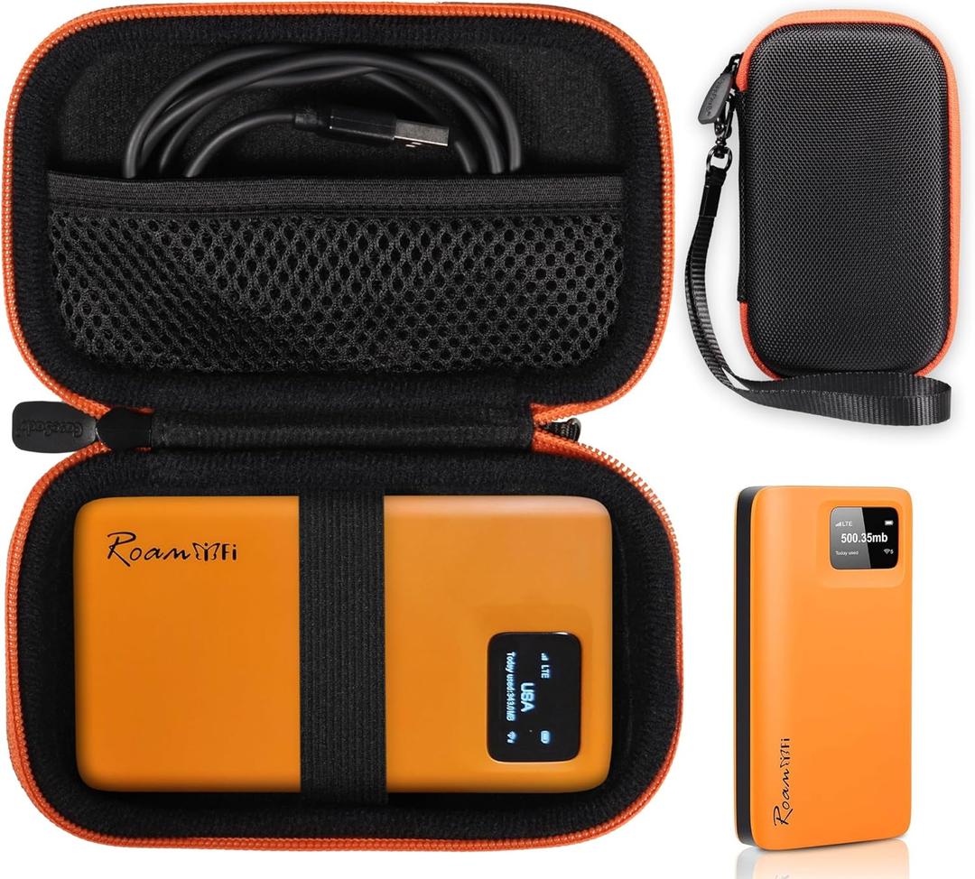 Travel case for RoamWiFi 4G LTE WiFi Mobile Hotspot Router, Portable High Speed WiFi