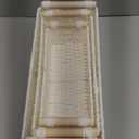 Boao 3 Pcs Boho Storage Wicker Baskets Handmade Woven Decorative Paper Rope Baskets for Organizing with Handle Countertop Toilet Paper Storage Container for Toilet Tank Top(White, Rectangle)