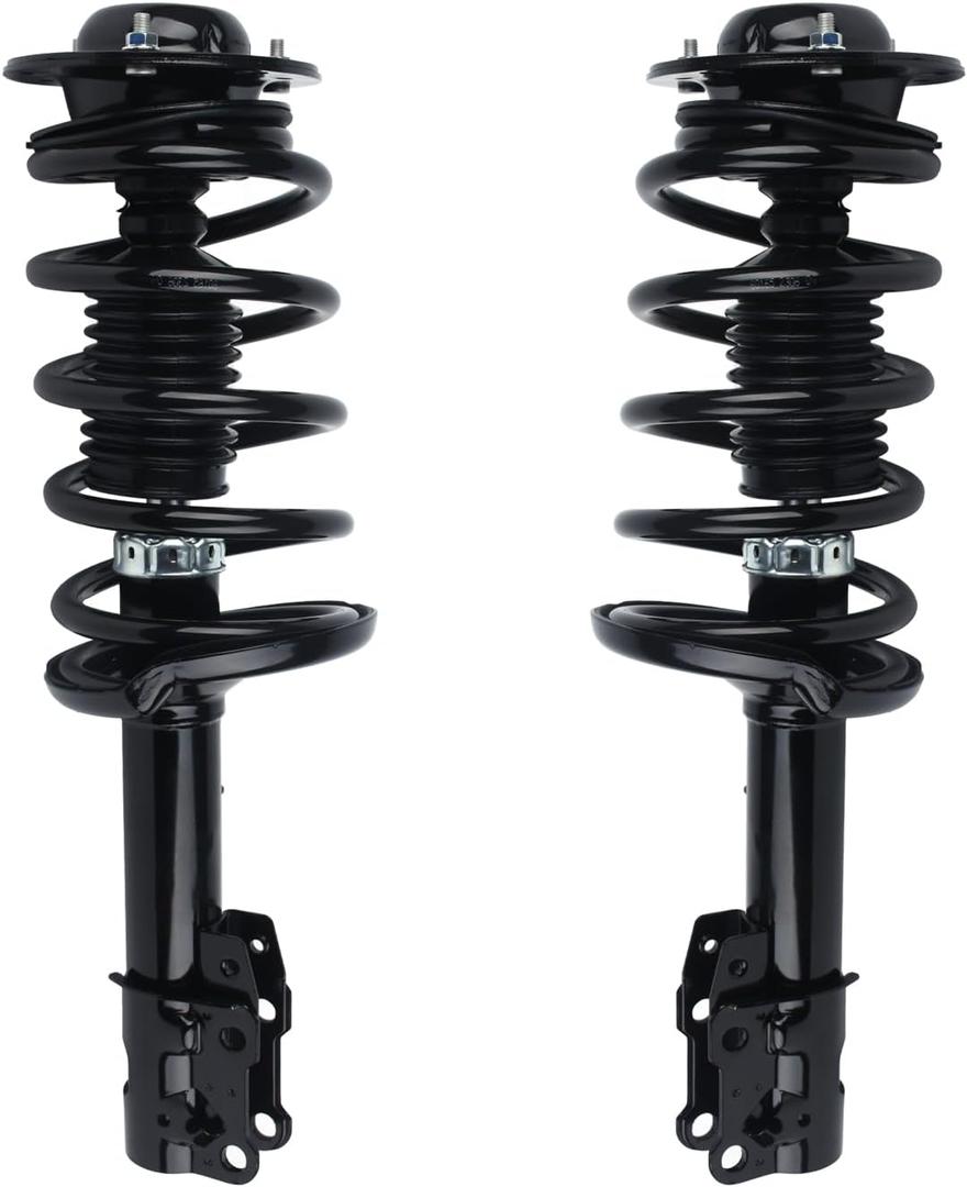 Autoround Front Complete Struts w/Coil Spring Assembly Compatible with Chevy Malibu 2004-2012, Pontiac G6 2005-2010, Saturn Aura 2007-2009 172199 172200 Shock Absorber