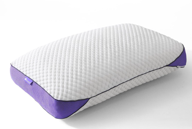 HOMELAB Adjustable Shredded Memory Foam Pillow Queen Size, Cooling Bed Pillow for Sleeping with Removable Cover, Medium Pillow for Side Stomach & Back Sleepers, 1 Pack 20"x28"