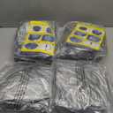 Realspring Inflatable Bean Bag Chairs Outdoor Blow up Camping Chairs Inflatable Lazy Sofa Folding Portable Bean Bag Loungers Couch for Movie Night(Coffee,4 Pcs)