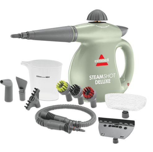 BISSELL SteamShot Deluxe Hard Surface Steam Cleaner with Natural Sanitization, Multi-Surface Tools Included to Remove Dirt, Grime, Grease, and More, 39N7A