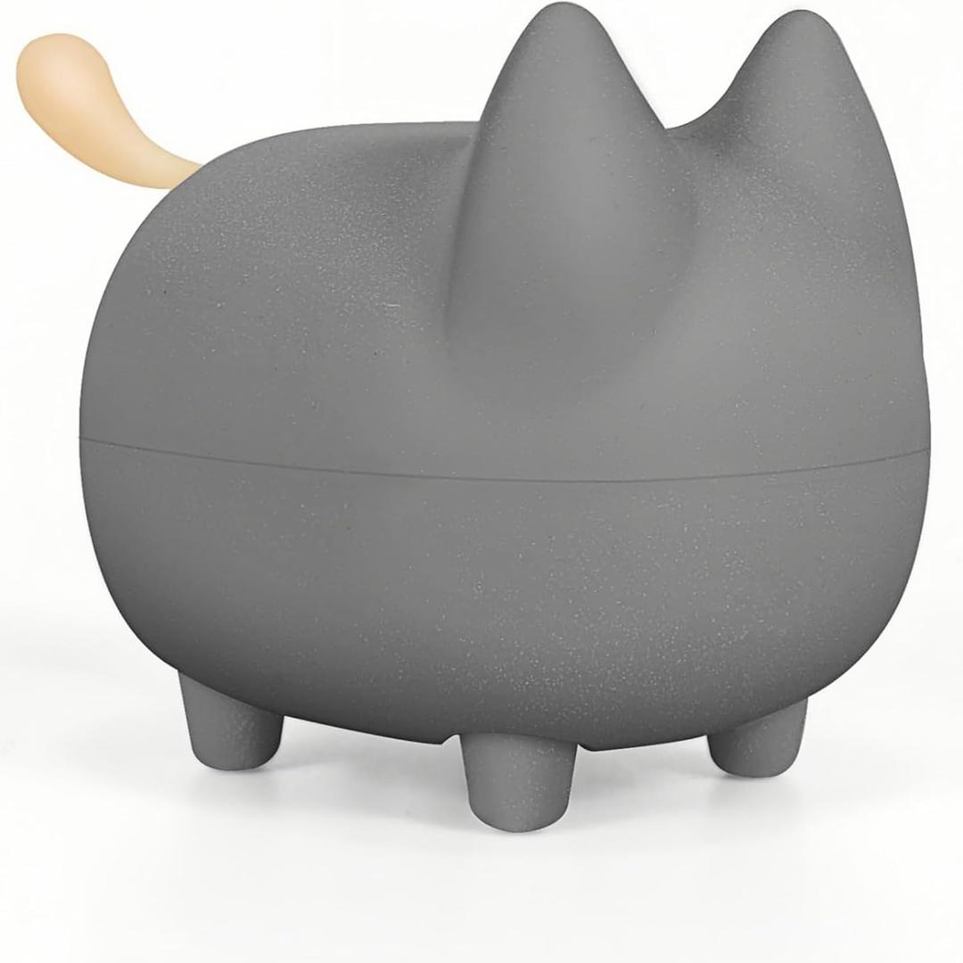 Portable Bluetooth Speaker, Cute Cat Mini Wireless Speakers with Loud Stereo Sound, Built-in Mic, Dual Pairing,40H Playtime for Desk,Room Decor,for Men, Women,Kids (Grey)