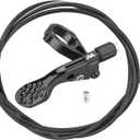JFOYH Mountain Bike Dropper Post Remote Lever Kit for External and Internal Routing Dropper Seatpost (V2.0 New Black)