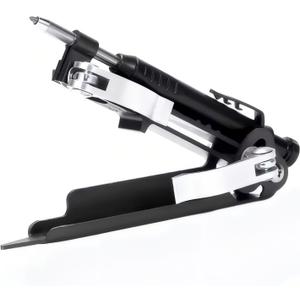 YAKAMOZ Multi-function Scribing Tool with Deep Hole Construction Pencil, Aluminum Alloy Carpenter Woodworking Compass Scriber Precise Contour Scribe Marking Tools