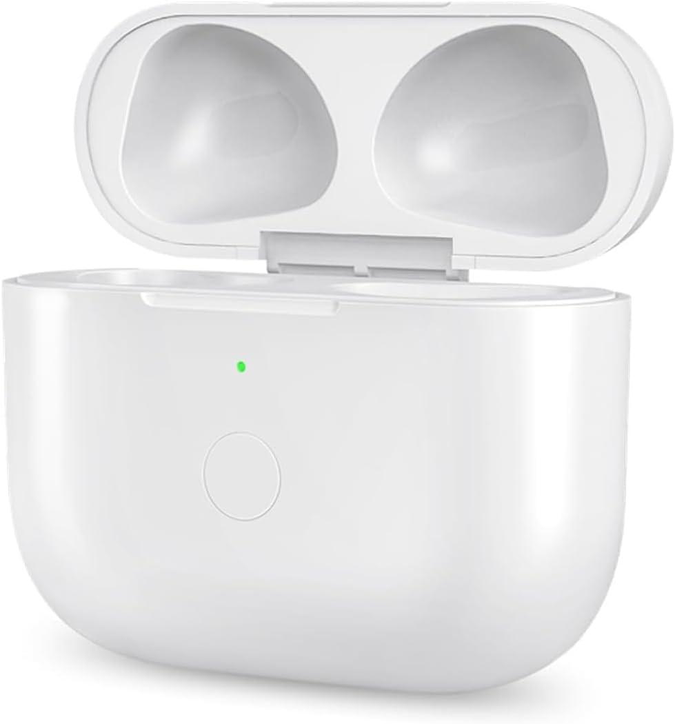 CIVPOWER Charging Case Replacement Compatible with AirPods 3 - Wireless AirPods 3rd Generation Charger Case with Pairing Sync Button Without Earbuds (White)