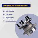 KUSATEC 512401 Rear Wheel Bearing and Hub Assembly Compatible with Subaru Outback Legacy 2010-2014 Forester 2009-2013 Scion FR-S, Subaru BRZ WRX, 5 Lug