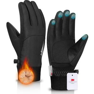 rivmount Snow Winter Gloves with Waterproof/Touchscreen/Thermal Warm, Glove for Cold Weather Running, Cycling, Ski, Women Men
