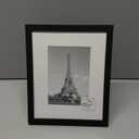 upsimples 8x10 Picture Frame, Display Pictures 5x7 with Mat or 8x10 Without Mat, Wall Hanging Photo Frame, Black, 1 Pack