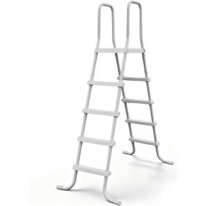 Above Ground Pool Ladder, 52'' Pool Ladder, Swimming Pool Frame Ladder, 4-Steps, Suitable for Pools up to 52 inches deep Above Ground, Anti-Slip Feet &Wide Steps