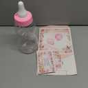 Glenmal 52 Pcs Baby Shower Games Gift Sets Large Baby Bottle for Shower Game Guess How Many Candies Decorations for Gender Reveal(Flower)