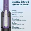 Rtauys M5 Electric Toothbrush for Adults - Sonic Electric Toothbrush for Kids and Adults with 8 Brush Heads & Travel Case, 120 Days Battery Life - Purple