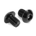 1/4-20 x 1/2" Button Head Socket Cap Bolts Screws, 20Pcs 304 Stainless Steel 18-8, Allen Hex Drive, Black Oxide by SG TZH(with Hex Spanner)
