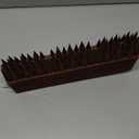 Bird Spikes,Brown, 12 Pack,New Roof Overhang Spikes, Pigeon Spikes for Fence, Outdoor,Garden, Keep Raccoon Seagull Away, Cat Fence Anti Climb, 11.8Feet