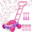 Bubble Lawn Mower for Toddlers 3+,Outdoor Bubble Blower Machine for 3+ Year Old Boys Toy Gifts,Kids Push Summer Outside Garden Toys,Push Toys for Toddlers Birthday Gifts for Preschool Girls