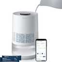 BLUEAIR Premium Smart Humidifier for Large Rooms, Bedrooms, Better Sleep with Evaporative Invisible Mist Tech, Auto Humidify, Easy Top Fill, Smart Control with App, Touchscreen, 3.5L Tank for 48 hours