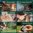 Survival Advent Calendar 2025 for Adult Men Women- 24 Days of Christmas Advent Calendar with Survival Gear for Outdoor Camping, Fishing, Hiking - Surprise Gift for Adults and Teenagers