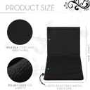 6 Pcs Winter Neck Gaiter Warmer Fleece for Men Women Adjustable Windproof Half Balaclava Thermal Neck Warmer Ski Face Mask Scarf for Cold Weather Cycling Motorcycle Sports Black