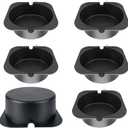 5 Pcs Recessed Light Covers for 6-Inch Can Lights Fire-Resistant, Energy-Saving Insulation Protection for LED & Halogen Downlights in Attics, Homes & Commercial Spaces