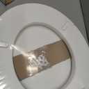 Plexon Soft Cushioned Toilet Seat, Round, White, Slow-Close Lid & Seat, Quick-Release Hinge, Easy To Clean & Change
