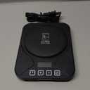 Sourdough Starter Warmer Mat - 24H Timer - Precise 1F Thermostat Control (70-100F) - Smart Memory Warming On/Off - Fits Jars Up to 40oz - Perfect for Home Baking (Black)