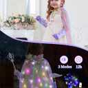 Light Up Princess Dress Up for Girls 3 4 5 6, Toddlers Dress Up Clothes, Princess Toy for Kids Birthday Gift